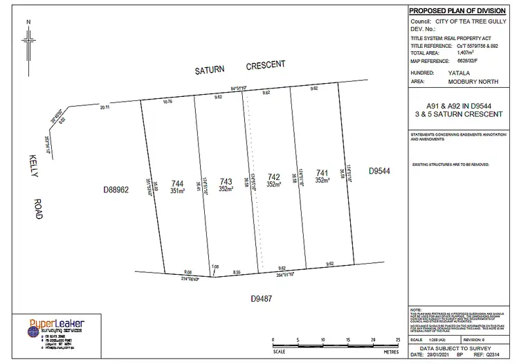 Third view of Homely land listing, LOT 741 Saturn Crescent, Modbury North SA 5092