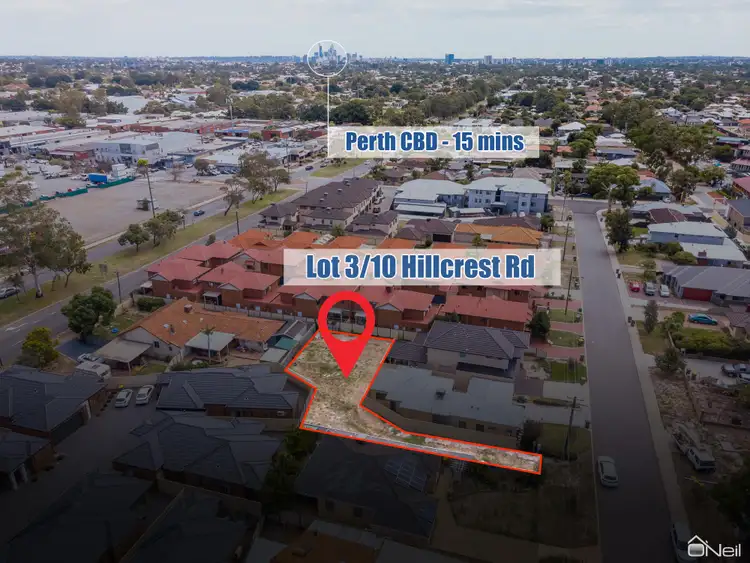 Main view of Homely land listing, LOT 3, 10 Hillcrest Road, Kewdale WA 6105