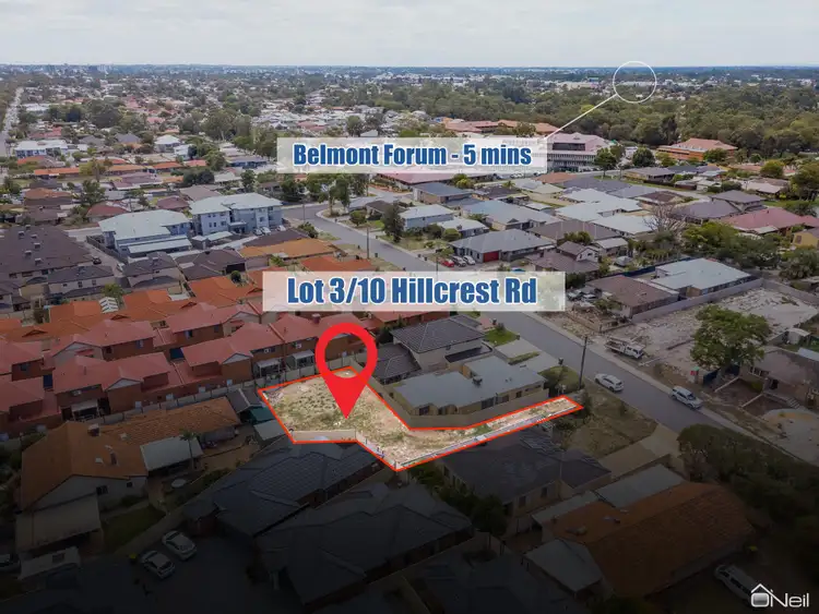 Second view of Homely land listing, LOT 3, 10 Hillcrest Road, Kewdale WA 6105