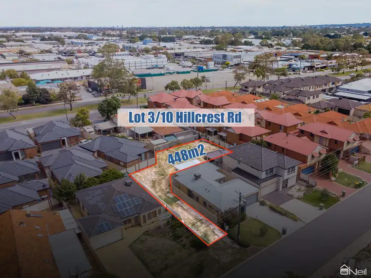 Third view of Homely land listing, LOT 3, 10 Hillcrest Road, Kewdale WA 6105
