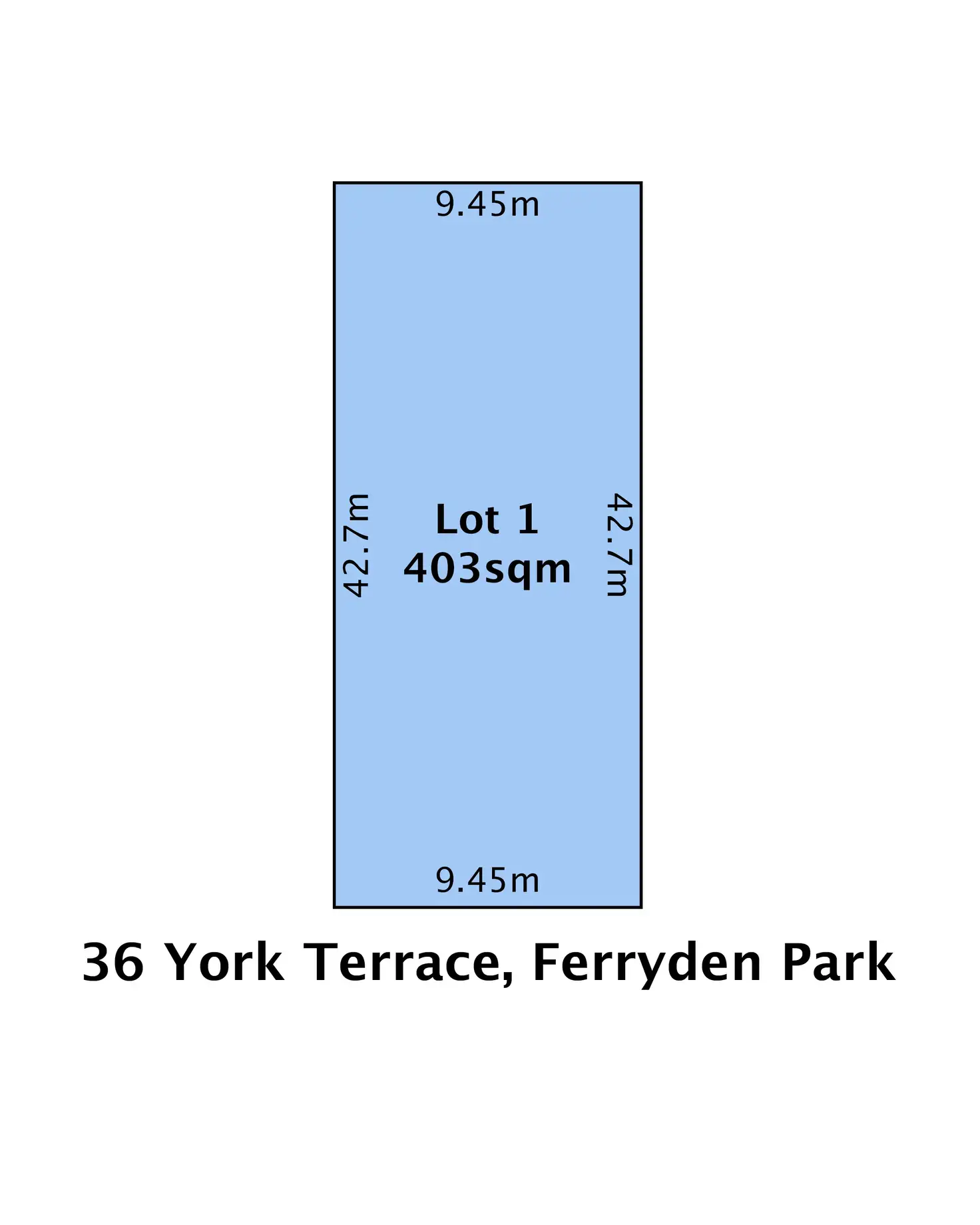 Main view of Homely land listing, LOT 1, 36 York Terrace, Ferryden Park SA 5010