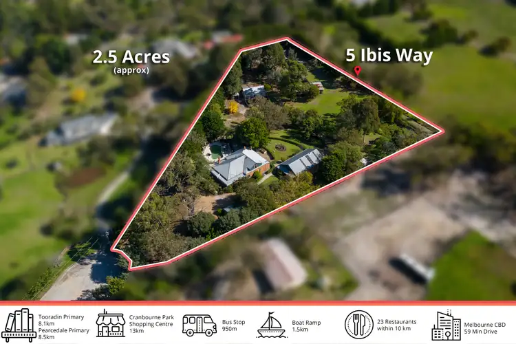 Second view of Homely rural property listing, 5 Ibis Way, Cannons Creek VIC 3977