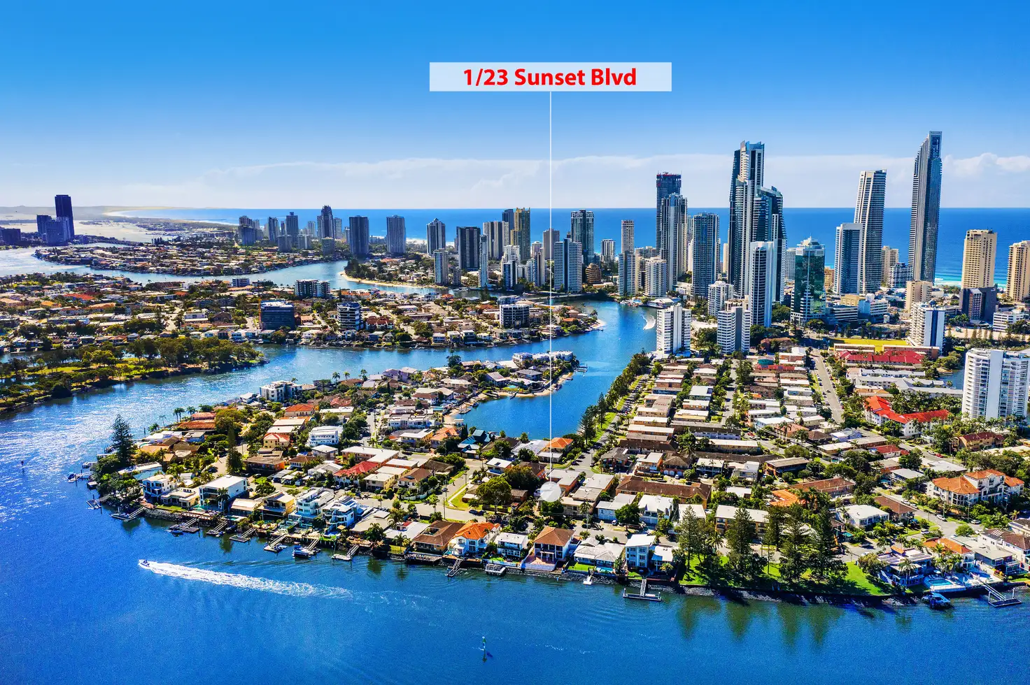 Main view of Homely unit listing, 1/23 Sunset Boulevard, Surfers Paradise QLD 4217