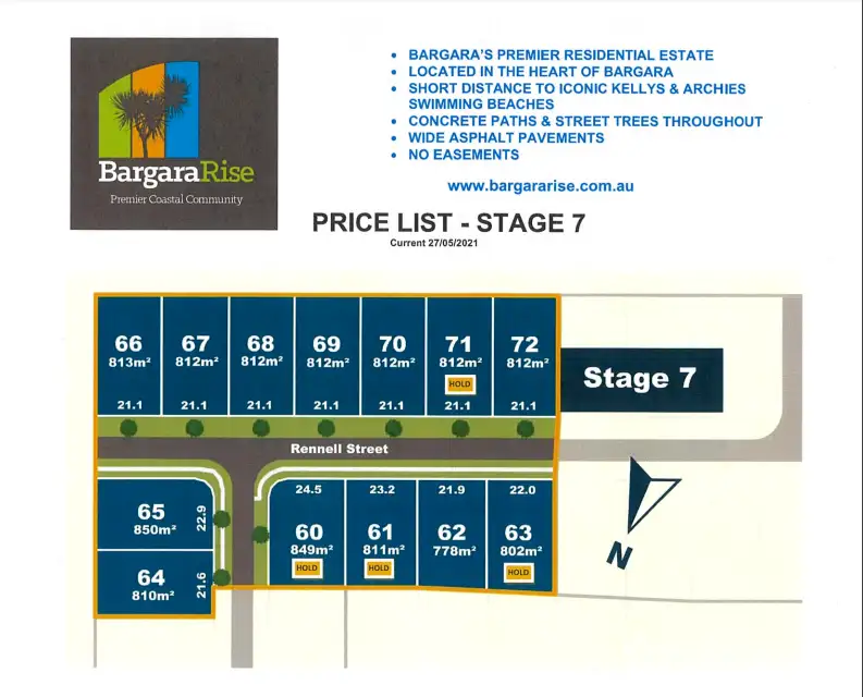 Main view of Homely land listing, LOT 71 Rennell Street, Bargara QLD 4670