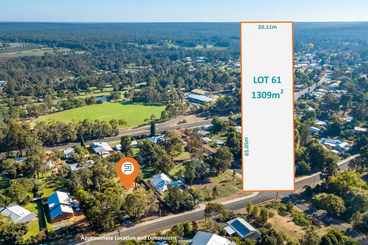 Main view of Homely land listing, 70 Carey Street, Nannup WA 6275