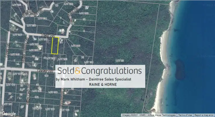 Main view of Homely land listing, 213 Teak Road, Cow Bay, Daintree QLD 4873