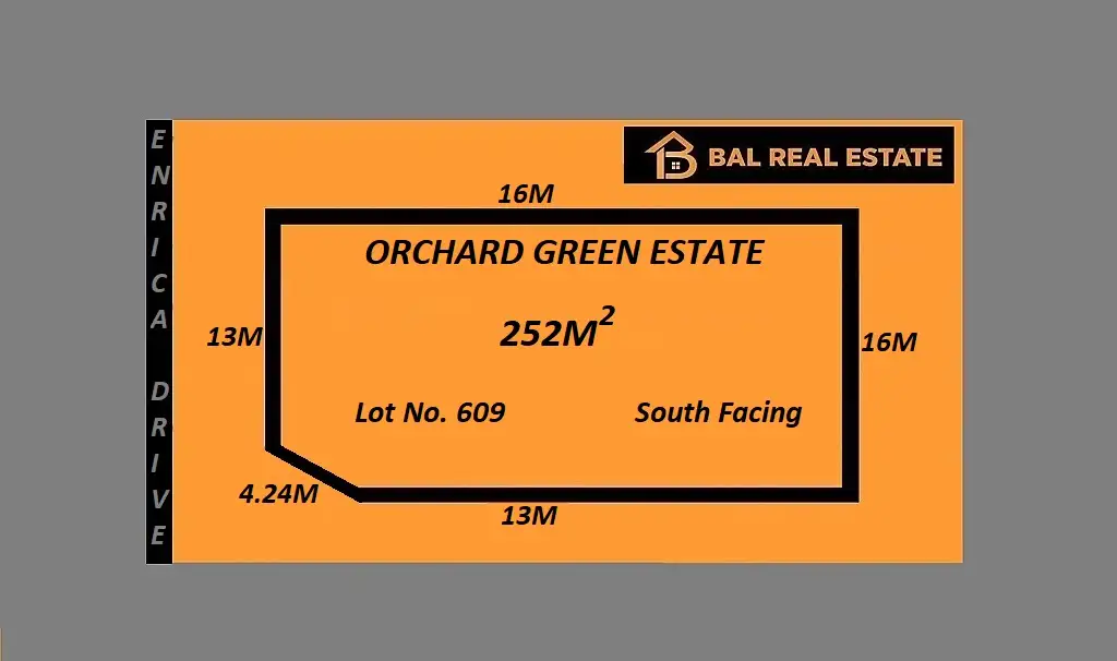 Main view of Homely land listing, Lot 609 Enrica Drive, Melton South VIC 3338