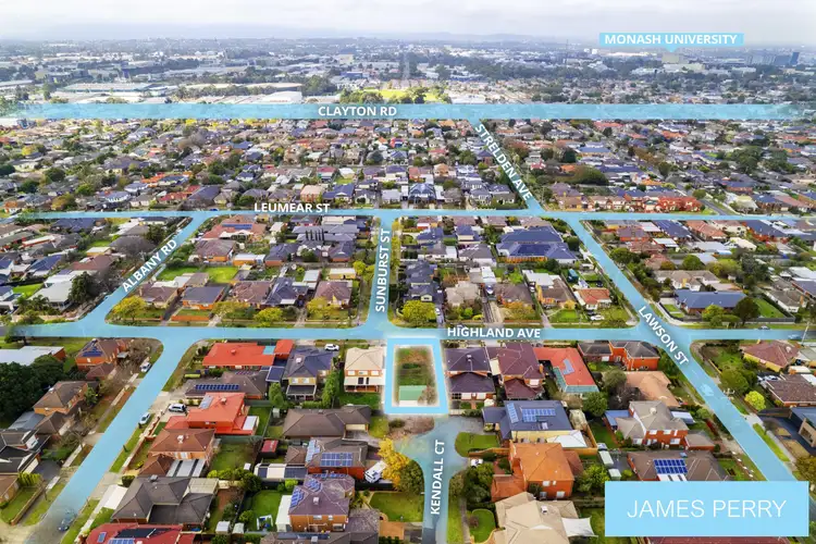 Second view of Homely land listing, 45 Highland Avenue, Oakleigh East VIC 3166