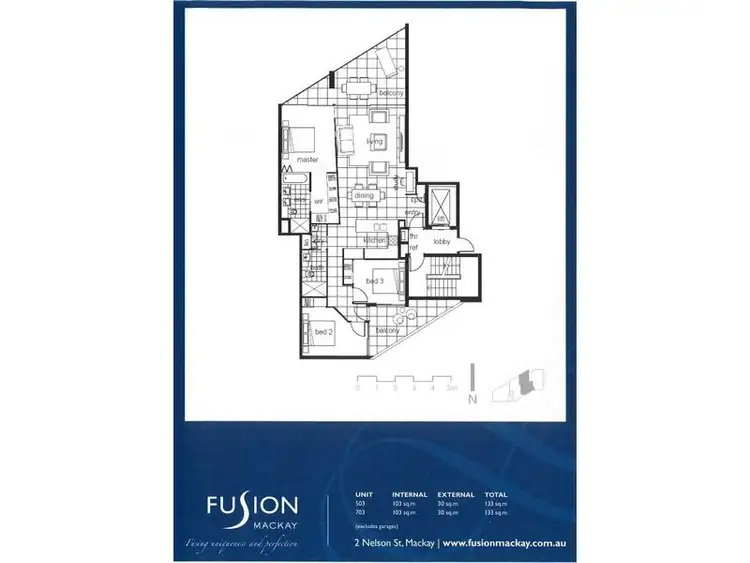 Fourth view of Homely apartment listing, 703/2 Nelson Street, Mackay QLD 4740