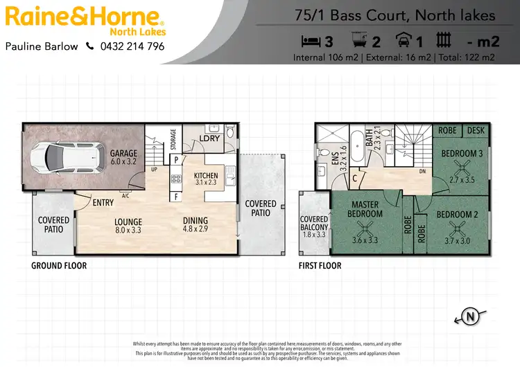 Second view of Homely townhouse listing, 75/1 Bass Court, North Lakes QLD 4509