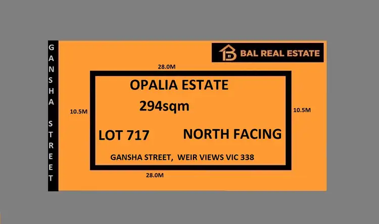 Lot 717 Gansha Street, Weir Views VIC 3338