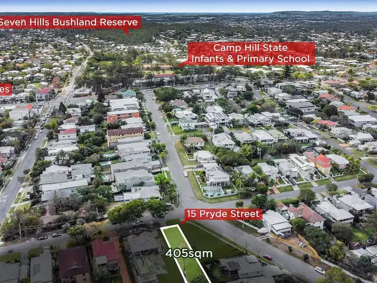 Main view of Homely land listing, 15 Pryde Street, Camp Hill QLD 4152