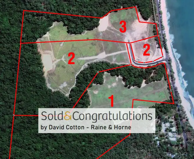 Main view of Homely land listing, 1-3 Pebbly Beach Lane, Oak Beach QLD 4877