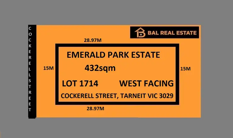 Main view of Homely land listing, Lot 1714 Cockerell Street, Tarneit VIC 3029