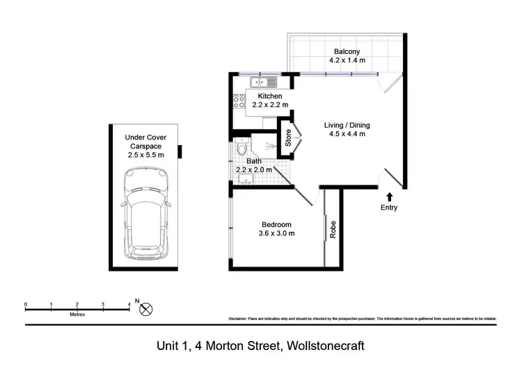 Sixth view of Homely apartment listing, 1/4 Morton Street, Wollstonecraft NSW 2065