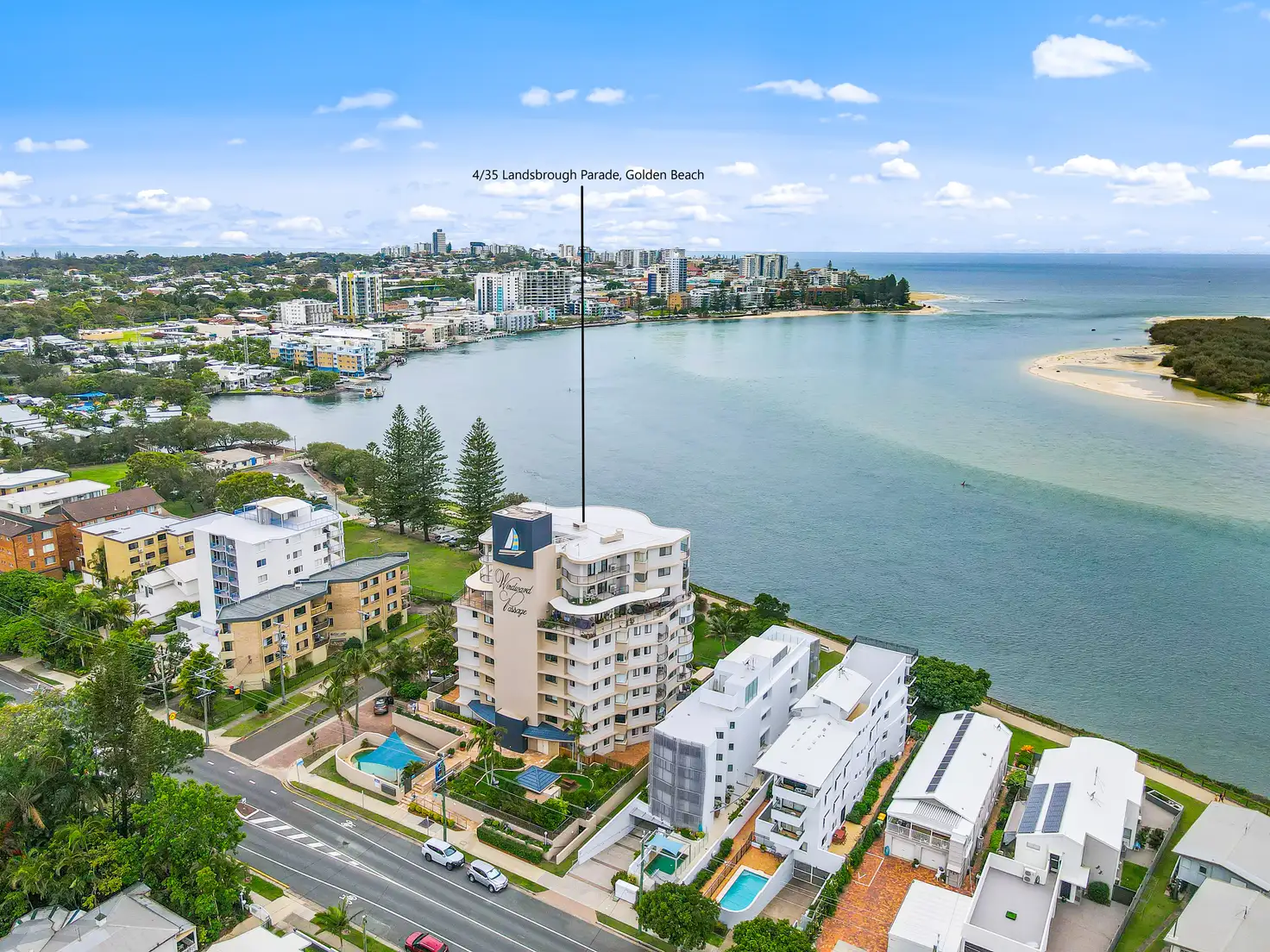 Main view of Homely unit listing, 4/35 Landsborough Parade, Golden Beach QLD 4551