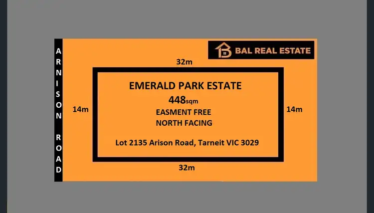 Main view of Homely land listing, Lot 2135 Arnison Road, Tarneit VIC 3029