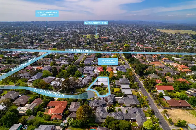 Fifth view of Homely house listing, 11 Newton Grove, Glen Waverley VIC 3150