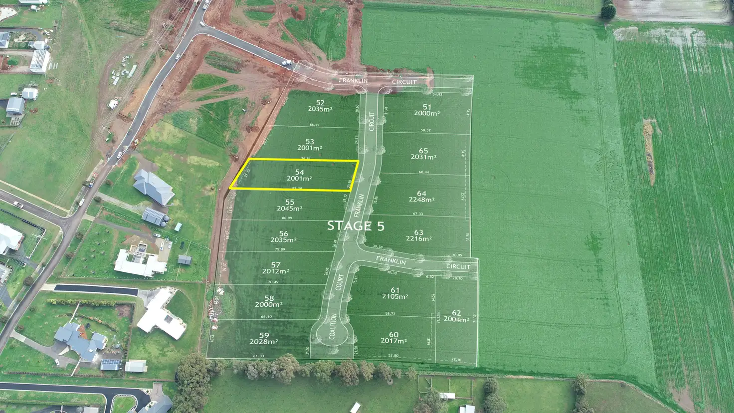 Main view of Homely land listing, LOT 54 Springs Estate, Leongatha VIC 3953