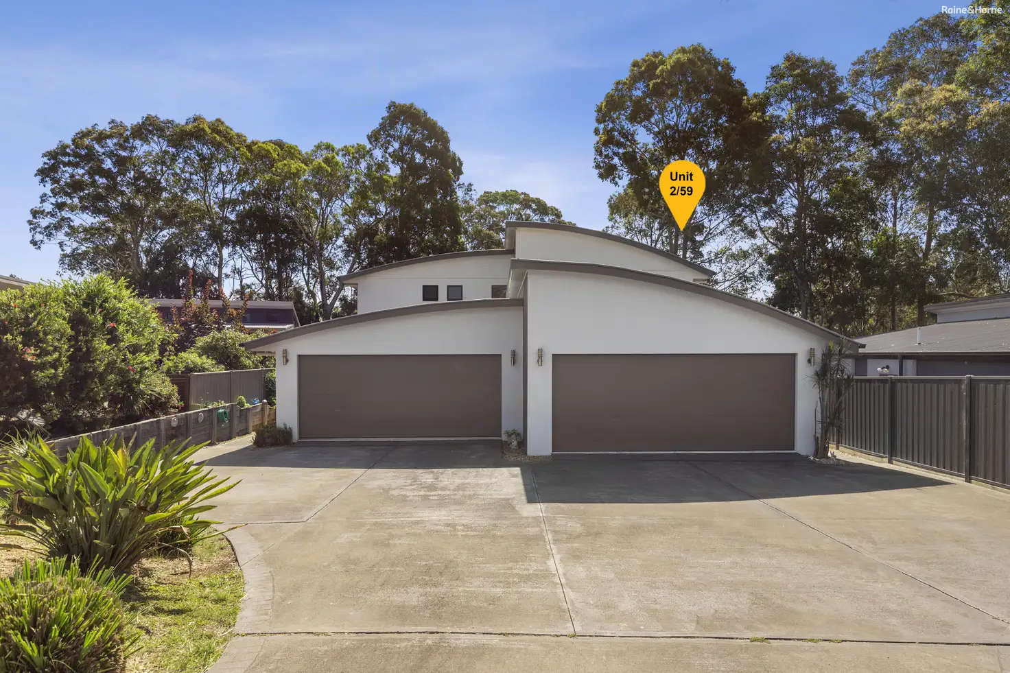 Main view of Homely semi-detached listing, 2/59 Courtenay Crescent, Long Beach NSW 2536