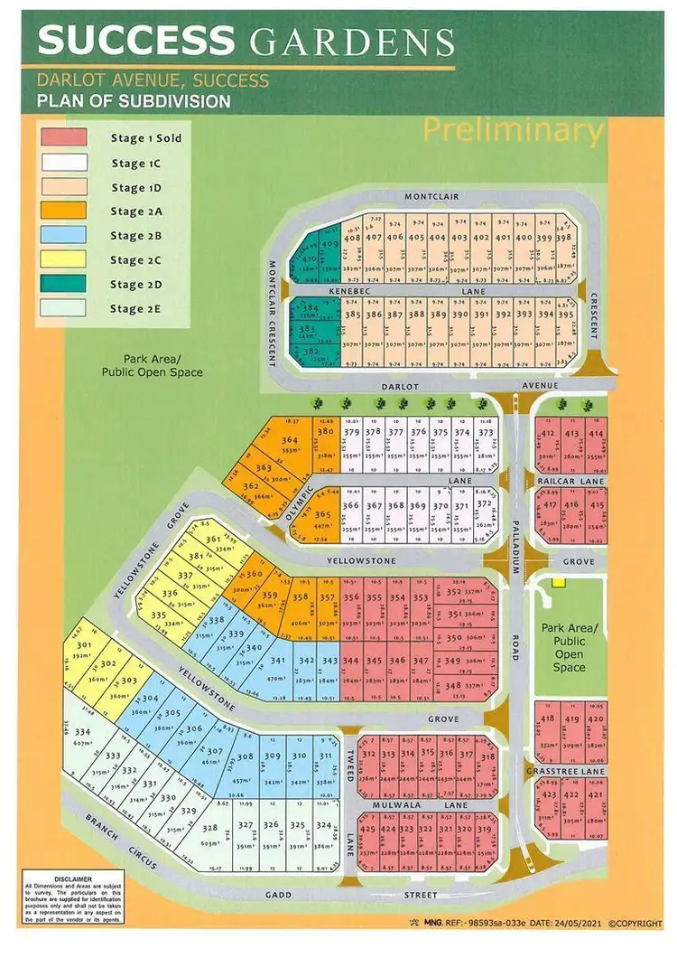 Third view of Homely land listing, Lot 400 Montclair Crescent, Success WA 6164