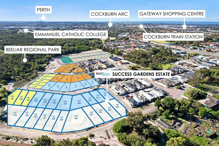 Fifth view of Homely land listing, LOT 406, 16 Montclair Crescent, Success WA 6164