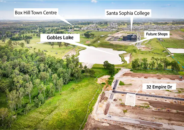Second view of Homely land listing, LOT 588 Empire Drive, Gables, Box Hill NSW 2765