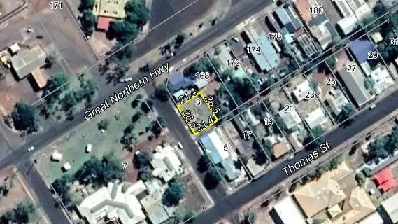 Second view of Homely land listing, 3 Hall Street, Halls Creek WA 6770