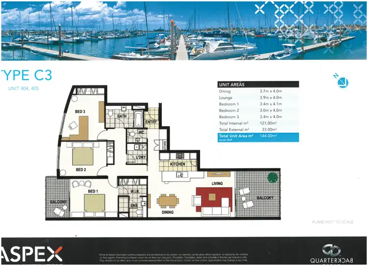 Second view of Homely apartment listing, 404/35 Lord Street, Gladstone Central QLD 4680