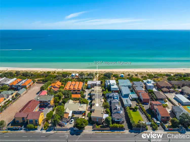Main view of Homely unit listing, 2/587 Nepean Highway, Bonbeach VIC 3196