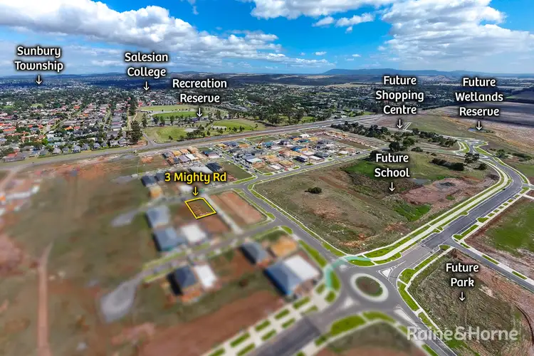 Main view of Homely land listing, 3 Mighty Road, Sunbury VIC 3429
