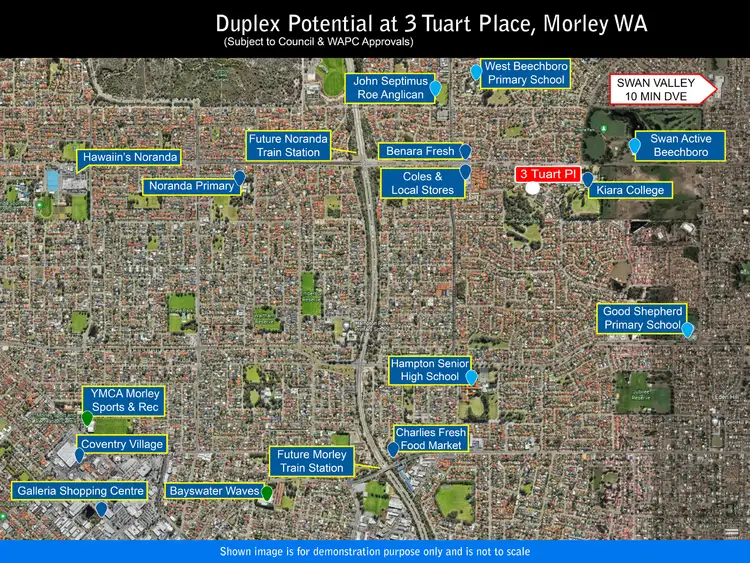 Second view of Homely land listing, 3 Tuart Place, Morley WA 6062