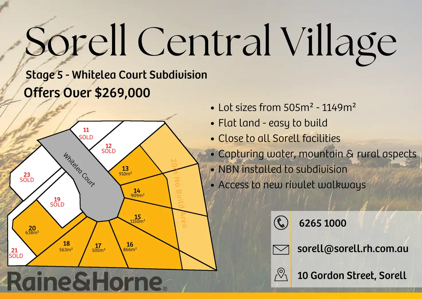 Main view of Homely land listing, LOT 20, Stage 5 Whitelea Court, Sorell TAS 7172