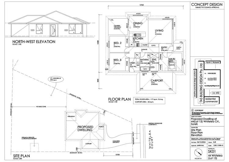 Second view of Homely land listing, LOT 13, Stage 5 Whitelea Court, Sorell TAS 7172