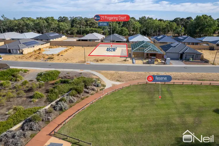 Fifth view of Homely land listing, 21 Pingaring Court, Byford WA 6122