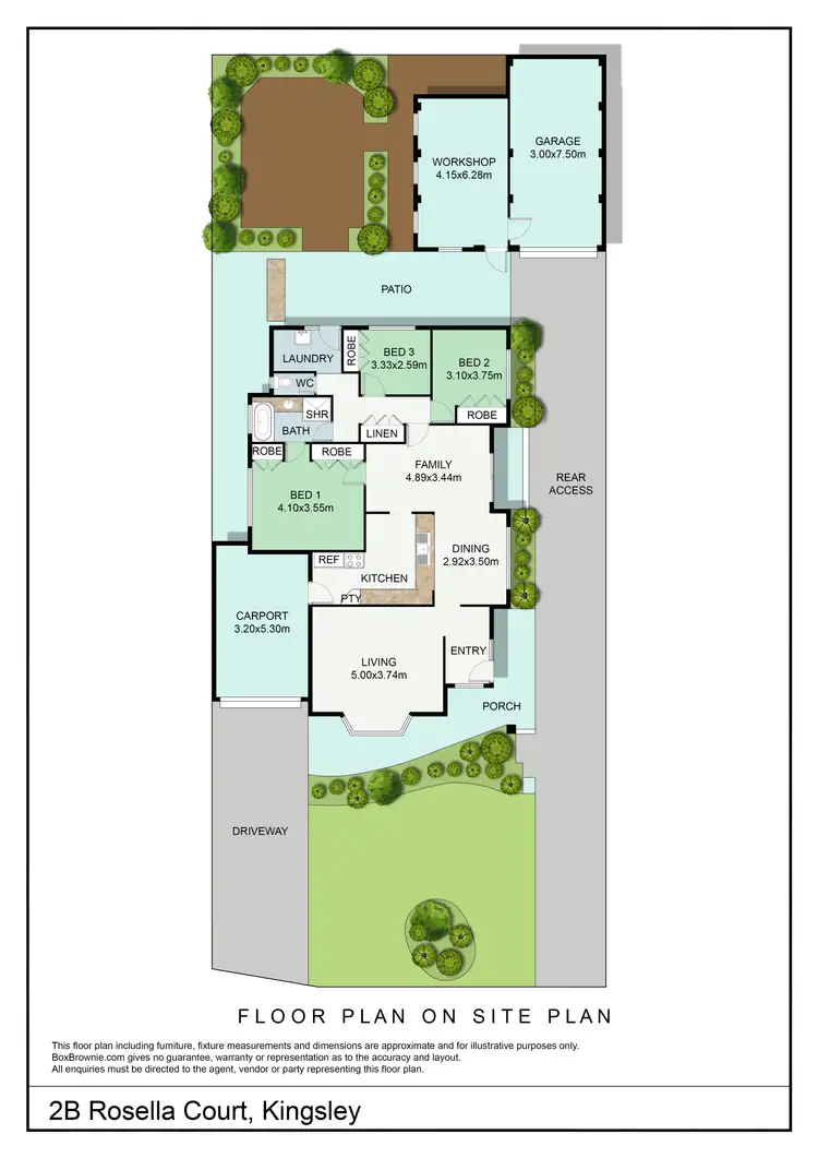 Third view of Homely semi-detached listing, 2B Rosella Court, Kingsley WA 6026