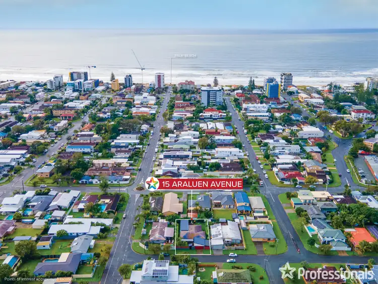 Main view of Homely house listing, 15 Araluen Avenue, Palm Beach QLD 4221