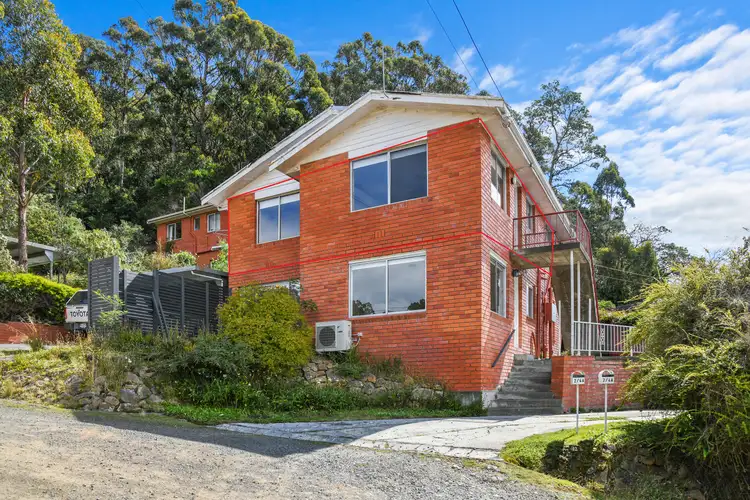 Second view of Homely apartment listing, Upstairs 2/4a Fingerpost Track, South Hobart TAS 7004