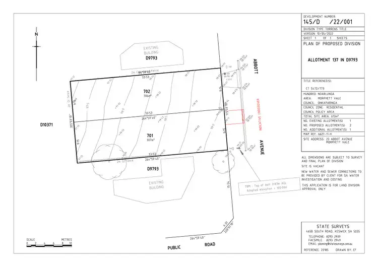 Third view of Homely land listing, LOT 702, 23 Abbott Avenue, Morphett Vale SA 5162