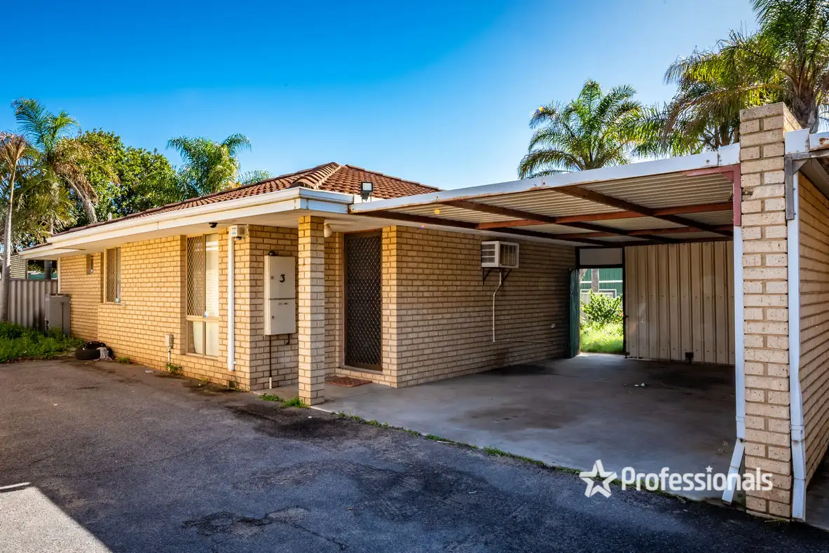 Main view of Homely unit listing, 3/39 Assen Street, Utakarra WA 6530
