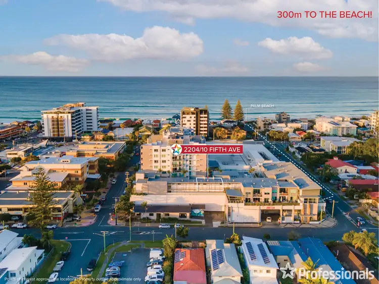 Main view of Homely apartment listing, 2204/10 Fifth Avenue, Palm Beach QLD 4221