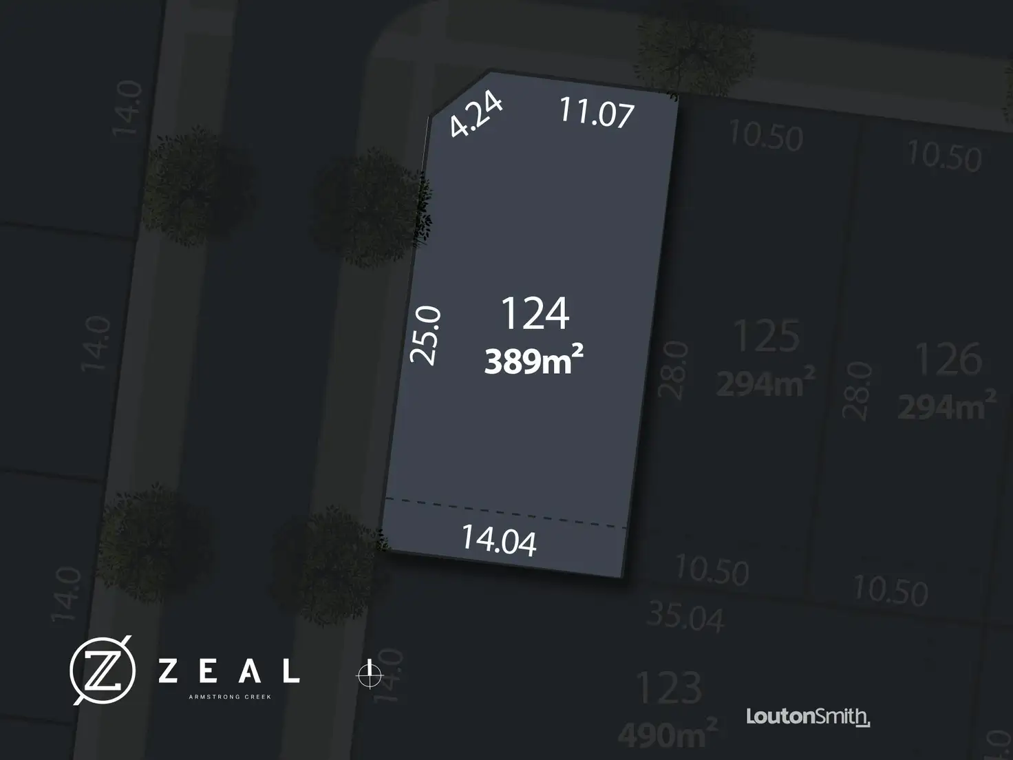 Main view of Homely land listing, LOT 124, 430 Horseshoe Bend Road, Armstrong Creek VIC 3217