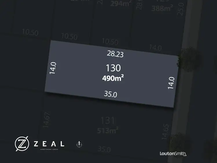 Main view of Homely land listing, LOT 130, 430 Horseshoe Bend Road, Armstrong Creek VIC 3217