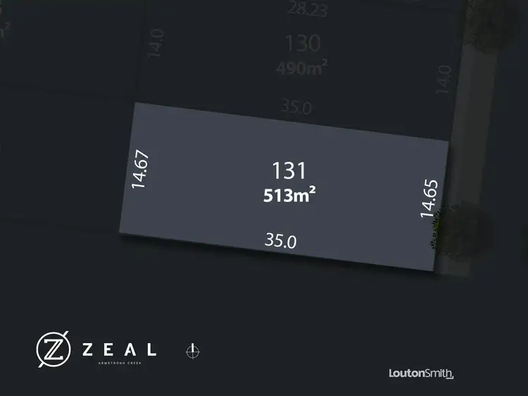 Main view of Homely land listing, LOT 131, 430 Horseshoe Bend Road, Armstrong Creek VIC 3217
