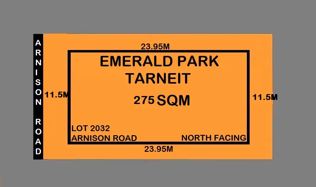 Main view of Homely land listing, Lot 2032 ARNISON ROAD, Tarneit VIC 3029