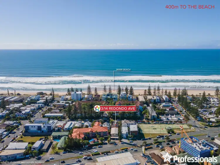 Main view of Homely unit listing, 3/14 Redondo Avenue, Miami QLD 4220