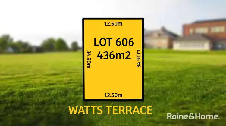 Main view of Homely land listing, Lot 606 Watts Terrace, Craigburn Farm SA 5051