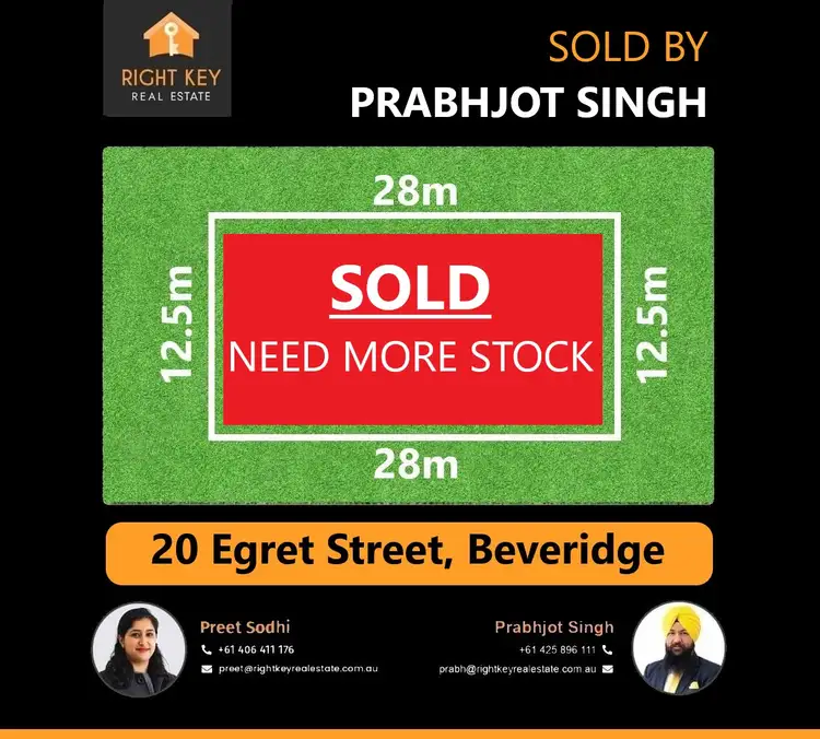 Main view of Homely land listing, 20 Egret St, Beveridge VIC 3753