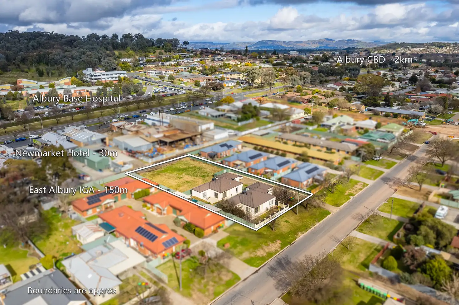 Main view of Homely block of units listing, 1 & 2/213 Cadell Street, East Albury NSW 2640