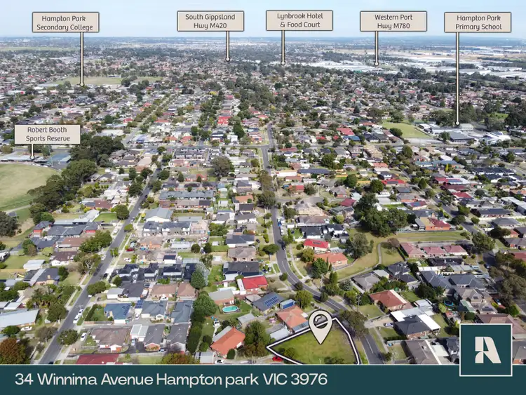 Third view of Homely land listing, 34 Winnima Avenue, Hampton Park VIC 3976